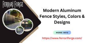 Modern Aluminum Fence