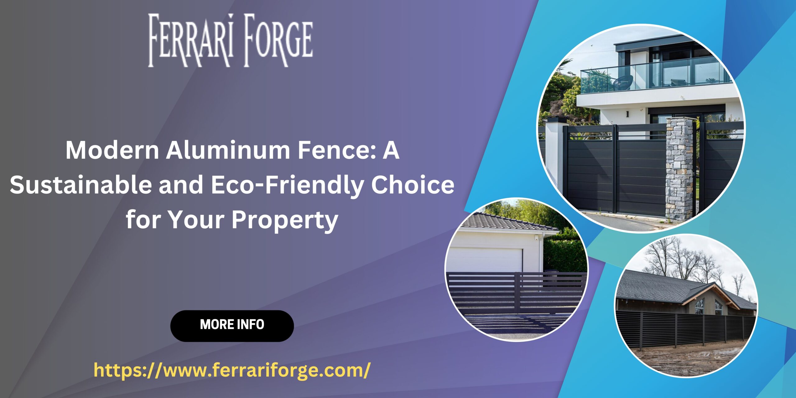 Modern Aluminum Fence