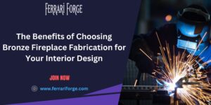 Bronze Fireplace Fabrication