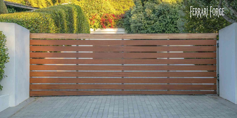 Wooden Sliding Gate